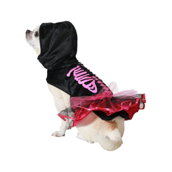 Disfraz para Perro Rosa Esqueleto