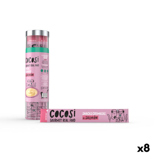 Snacks Cocosi Gourmet Real Food Salmón 10 Piezas (8 Unidades)
